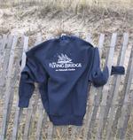 Flying Bridge Crew Neck Blue Sweatshirt - Adult